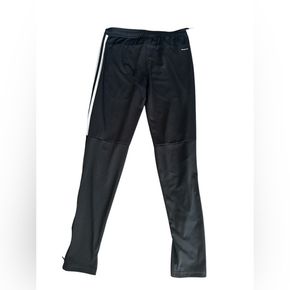 Adidas Athletic Striped Black Training Track Pants Women's Climacool - Picture 7 of 9